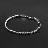 Classic Stainless Steel Foxtail Chain Bracelet