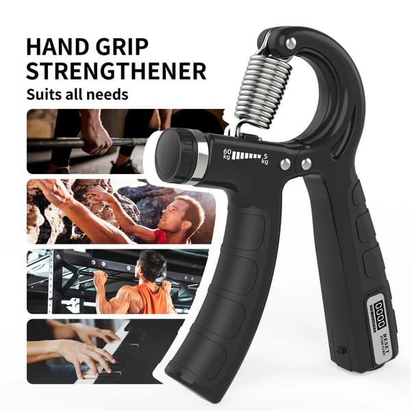 Adjustable Exerciser Hand Gripper With Counter Strengthener Adjustable Resistance Wrist Strengthener Forearm Gripper Hand Workout Squeezer Grip Strength Trainer